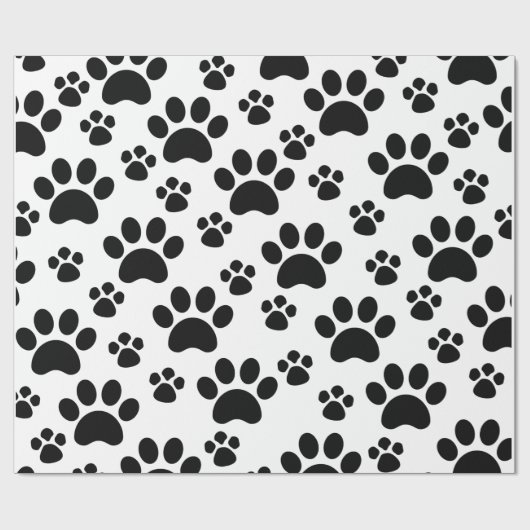 Dog Paws Cadeaupapier (Vlak)