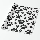 Dog Paws Cadeaupapier (Uitgerold)