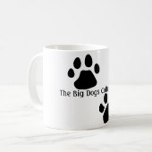 Dog Paws, de grote honden koffie Koffiemok (Voorkant links)