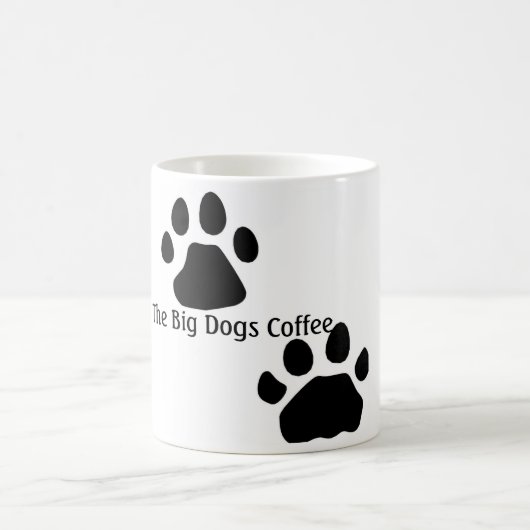 Dog Paws, de grote honden koffie Koffiemok (Center)
