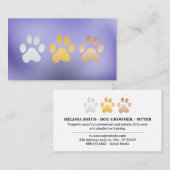 Dog Paws Footprints | Animal Care Visitekaartje (Voorkant / Achterkant)