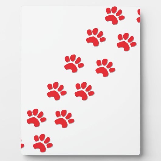 Dog Paws Fotoplaat (Voorkant)