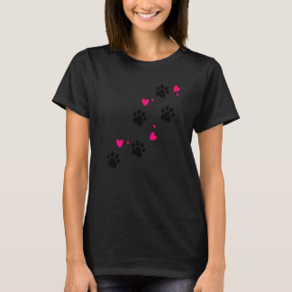 Dog Paws Graphic Dog Eigenaar Pet Shepherd Puppy P T-shirt