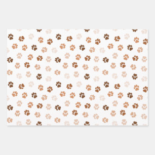 Dog paws inpakpapier vel