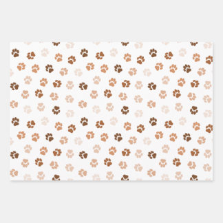 Dog paws inpakpapier vel