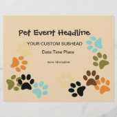 Dog Paws kussenkuif Flyer (Voorkant)