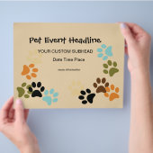 Dog Paws kussenkuif Flyer (Hand)