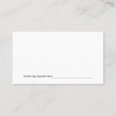 Dog Paws Logo | Vrouwen trainen honden Afsprakenkaartje (Achterkant)