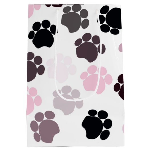 Dog Paws Medium Gift Bag Cadeauzakje (Achterkant)