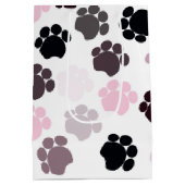 Dog Paws Medium Gift Bag Medium Cadeauzakje (Achterkant)