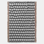 Dog Paws met zwart en wit dierenvriend Deken (Voorkant Verticaal)