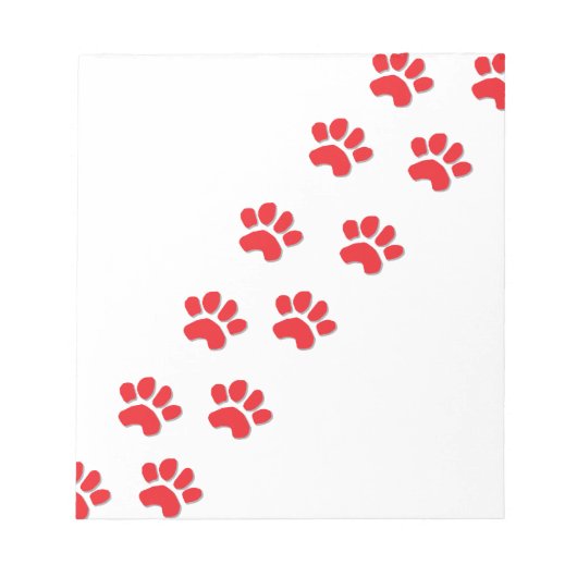 Dog Paws Notitieblok (Voorkant)