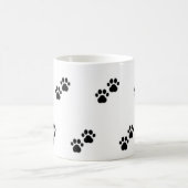 Dog Paws op White Koffiemok (Center)