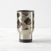 Dog paws patroon Staffordshire Bull Terrier Reisbeker (Center)