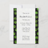 Dog Paws, Paw prints, Glitter - Groen Zwart Kaart (Voorkant)