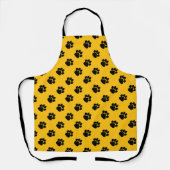 Dog Paws Pet Yellow Gift Schort (Voorkant)