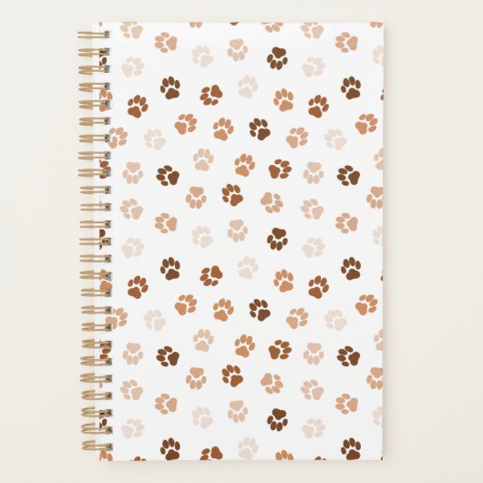 Dog paws planner (Voorkant)