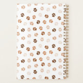 Dog paws planner (Achterkant)