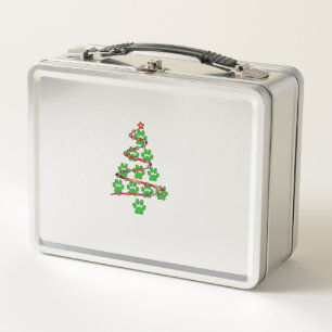Dog Paws Print Kerstboom voor Hondenliefhebbers