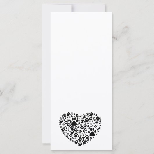 Dog Paws, puppy Paws, Animal Paws, Heart, Pet (Achterkant)