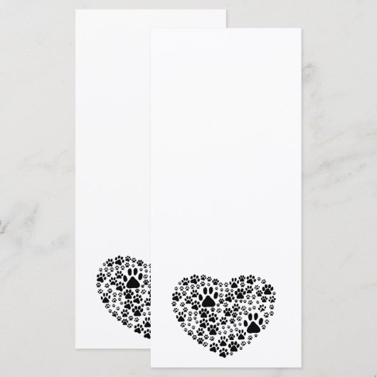 Dog Paws, puppy Paws, Animal Paws, Heart, Pet (Voorkant / Achterkant)