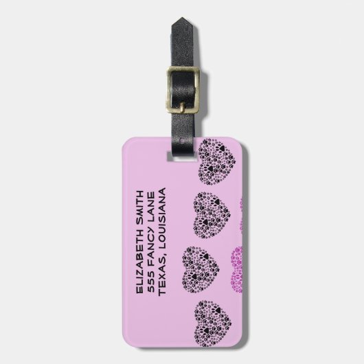 Dog Paws, puppy Paws, Animal Paws, Heart, Pet Bagagelabel (Voorkant verticaal)