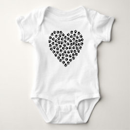 Dog Paws, puppy Paws, Animal Paws, Heart, Pet Romper