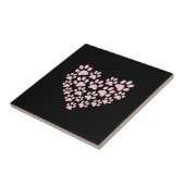 Dog Paws, puppy Paws, Animal Paws, Heart, Pet Tegeltje (Zijkant)