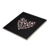 Dog Paws, puppy Paws, Animal Paws, Heart, Pet Tegeltje (Zijkant)