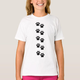 Dog Paws, puppy Paws, Animal Paws, Pet, Black Paws T-shirt