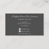 Dog Paws Visitekaartje (Achterkant)