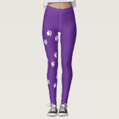 Dog Paws Womens Leggings (Voorkant)