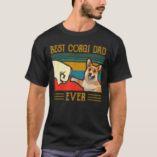 Dog Person Best Corgi Pap Ever Retro  T-shirt
