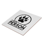 Dog Person Tegeltje (Zijkant)