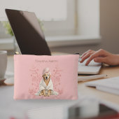 Dog Personalized Accessory Makeup Cosmetic Pouch Etui