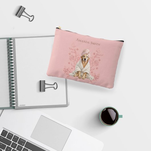 Dog Personalized Accessory Makeup Cosmetic Pouch Etui