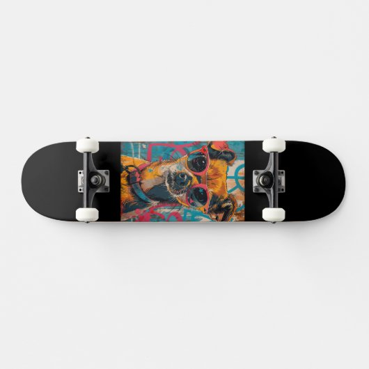 Dog Persoonlijk Skateboard (Horizontaal)