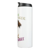 Dog Pet Cuttest Trouble Maker Leuke Schattige Grap Thermosbeker (Geroteerd rechts)