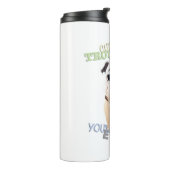 Dog Pet Cuttest Trouble Maker Leuke Schattige Grap Thermosbeker (Gedraaid links)