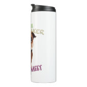 Dog Pet Cuttest Trouble Maker Leuke Schattige Grap Thermosbeker (Geroteerd rechts)