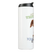 Dog Pet Cuttest Trouble Maker Leuke Schattige Grap Thermosbeker (Gedraaid links)