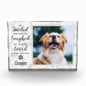 Dog Pet Memorial Fotoblokken (Voorkant)