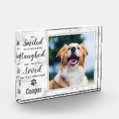 Dog Pet Memorial Fotoblokken (Links)