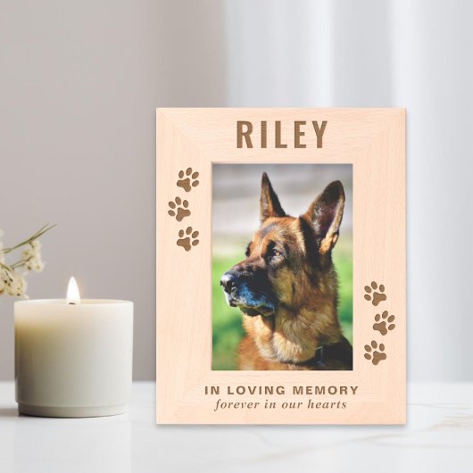 Dog Pet Memorial Gegraveerde Lijstjes