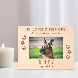 Dog Pet Memorial Gegraveerde Lijstjes