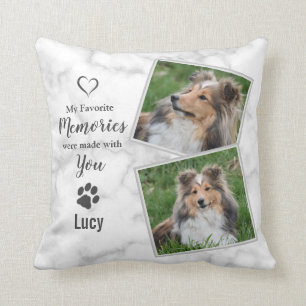 Dog Pet Memorial Sympathy Keepomwille Foto Kussen