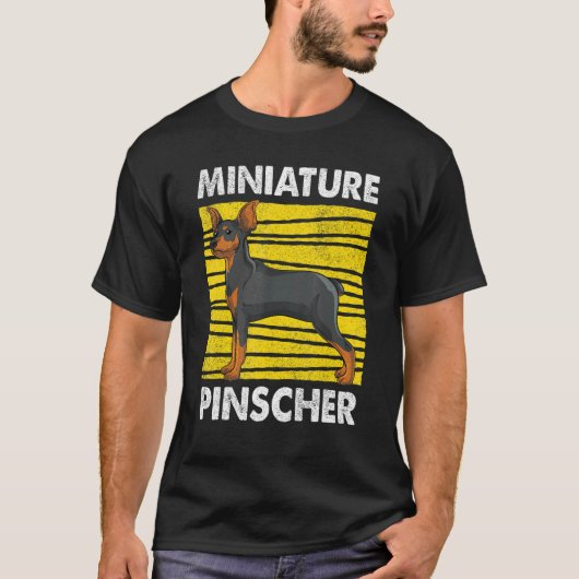 Dog   Pet Miniature Pinscher Dog Owner Min Pinsche T-shirt (Voorkant)
