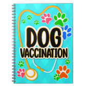 Dog Pet Record Cute Paw Prins Pet Health Record Notitieboek (Voorkant)