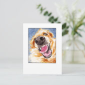 Dog Pet Selfie - DNM Briefkaarten (Staand voorkant)