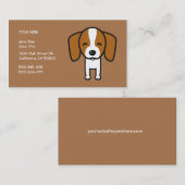 Dog Pet Sitter Visitekaartje Gepersonaliseerd (Voorkant / Achterkant)